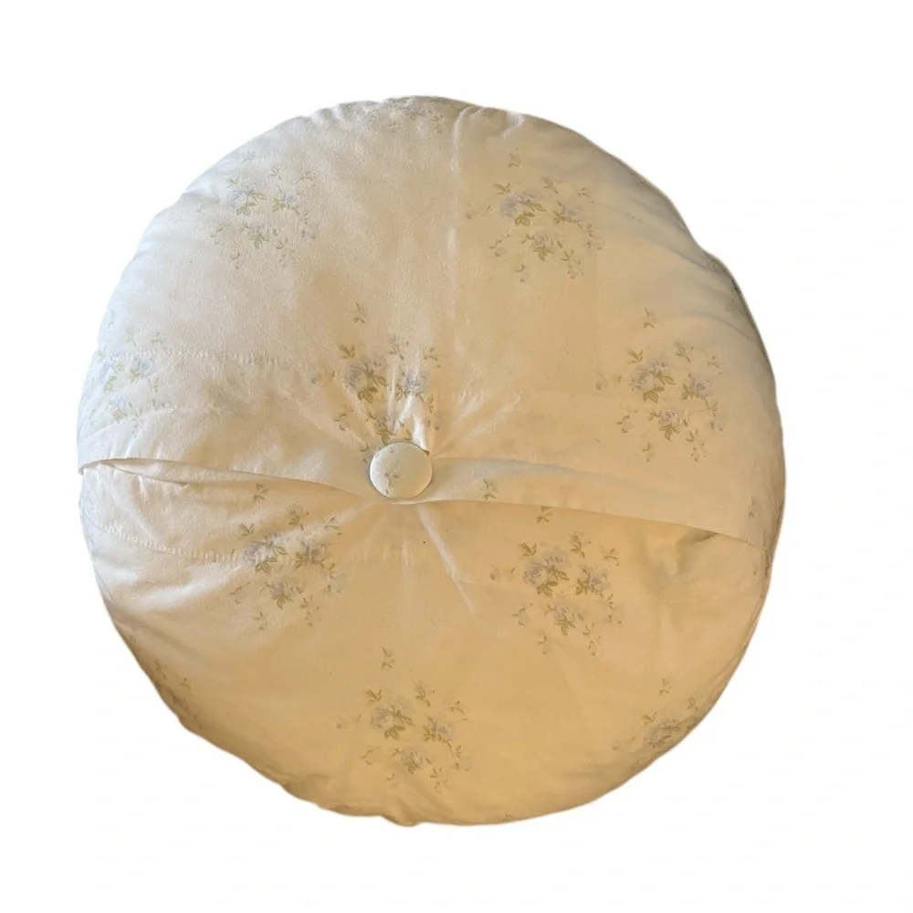 Vintage Victorian 3 Decorative Throw Pillow Cotton Floral Cottagecore Coquette